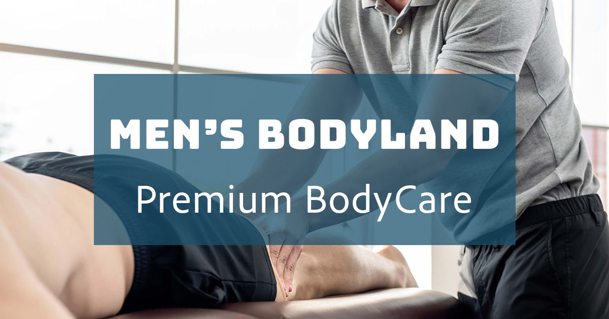 Descargo de responsabilidad sobre el cuidado corporal premium Bodyland para hombres